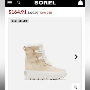 Sorel Snow Boots Size 7.5